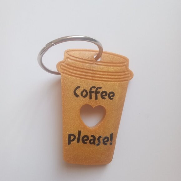 Coffee Cup Keychain - Picture 1 of 3